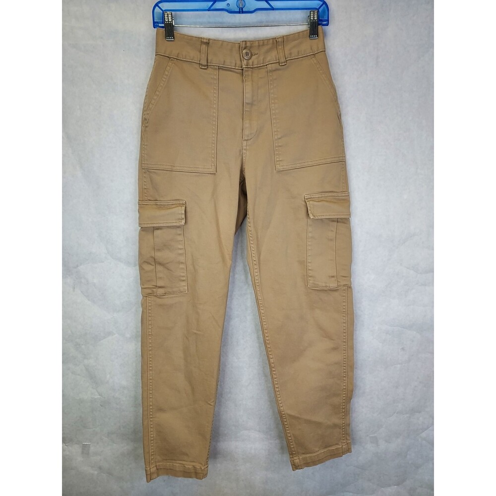 Aritzia TNA Supply Cargo Pants Women's 4 Barrel Leg Canvas Baggy Relaxed Grunge